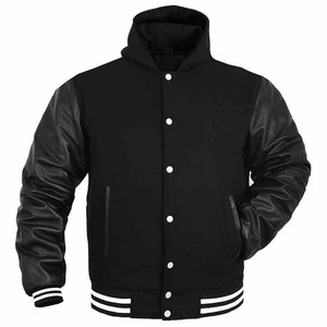 Wholesale Custom Men's <b>Winter</b> <b>Jackets</b> Baseball Bomber Varsity <b>Leather</b> Jacekts Stand Canvas Letter Wholesale Stand Canvas Letter - Product Image 1