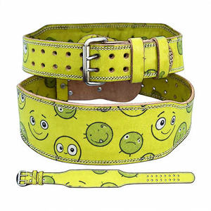 Cinturón de levantamiento de pesas de doble punta con soporte lumbar, entrenador de flexiones, cinturones de cuero de anime de 10 mm, unisex - Product Image 3