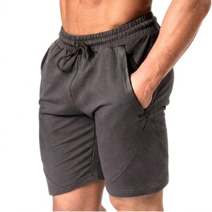 Shorts de sport pour homme, couleur unie, séchage rapide, avec cordon de serrage, anti-transpiration, pour course à pied, entraînement en salle de sport, décontractés - Product Image 1