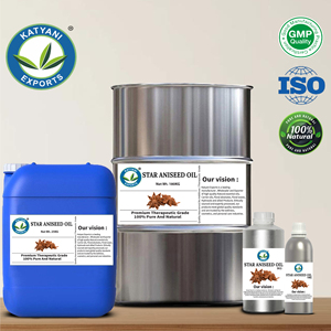 Huile d'anis étoilé en vrac pour l'exportation, 100% pure et naturelle, distillée à la vapeur, pour les formulations de soins de la peau, Katyani Exports - Product Image 2