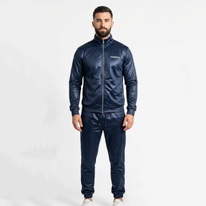 Ensemble de survêtement à capuche coupe ajustée Hawk Eye Sports, nouvelle collection hiver, respirant, en polaire anti-bactérienne unie - Product Image 1