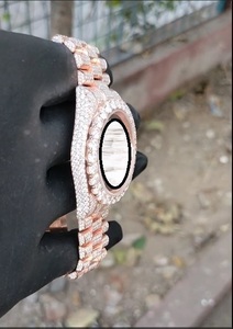 NYC DIAMOND EMPIRE นาฬิกาข้อมือผู้ชายคุณภาพสูงหรูหรา ตัวเรือนสแตนเลสทรงเหลี่ยม 41 มม. กระจกอะนาล็อก ระบบกลไก ปุ่มกด - Product Image 2