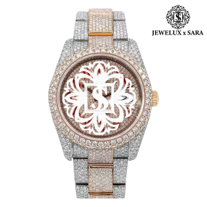 Montre de luxe pour homme, style hip-hop, sertie de diamants moissanite, idéale pour le streetwear urbain et les festivals de musique - Product Image 1