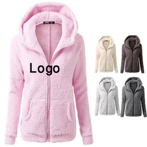 Pull en molleton tricoté à capuche pour femme, avec logo frontal, tendance hiver 2023, haute qualité, décontracté, meilleur export du Bangladesh, 4XL - Product Image 1