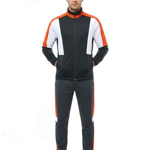 Chándal multiusos para hombre con cremallera, tela ligera que absorbe la humedad, para gimnasio, correr y entrenamientos deportivos. - Product Image 1