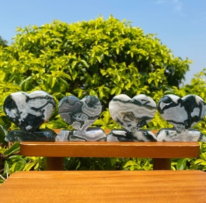 หินมอสสำหรับแกะสลักลายหัวใจ,หินมโนมอสสำหรับเป็นของขวัญตกแต่ง - Product Image 4
