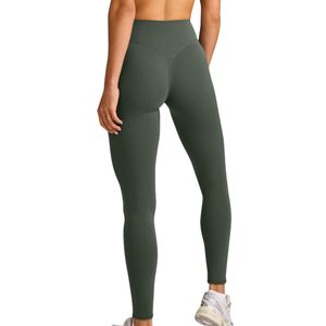 Custom Women Seamless Scrunch Butt Yoga Leggings High Waist V Back Butt Lifting Gym Fitness Pants OEM ODM - Product Image 2