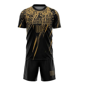 Uniforme de Fútbol Sublimado Personalizado, Conjunto de Uniforme de Fútbol de Poliéster de Secado Rápido, Ropa Deportiva Personalizada al por Mayor, Nombre del Equipo Transpirable - Product Image 3