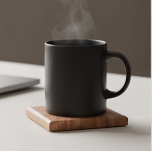 Premium Square Walnut Wood <b>Coaster</b> Non Slip <b>Table</b> Pad Perfect For Home Hotel Ware Kitchenware Tableware Accessory - Product Image 5