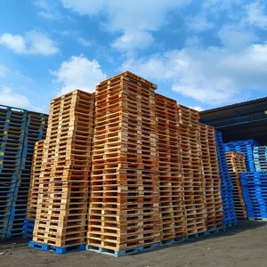 Palet de Madera Europeo de Fábrica - Palet de Madera Natural de Entrada de 4 Vías para Uso Industrial 1200x800, Precio Económico, Bajos Impuestos, Palets para Embalaje - Product Image 3