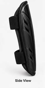 Espinillera Protectora Ligera Negra para Fútbol, Entrenamiento y Partidos - Product Image 2