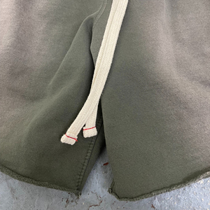 Men's Solid Color Cargo Shorts Mid Waist Elastic Waist Closure <b>Canvas</b> Material Casual Style Pockets Quick Dry Breathable Design - Product Image 5