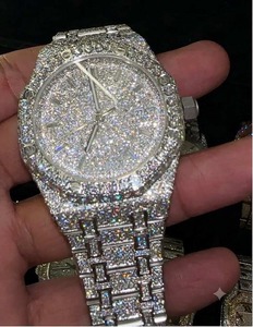 Reloj de Lujo con Diamantes Moissanite para Hombre, Estilo Hip Hop, para Eventos de Moda, Fiestas y Ocasiones Especiales - Product Image 2