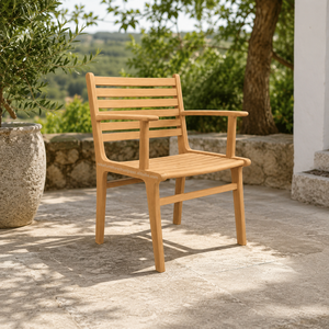 Garden Furniture Modern Solid Teak Wooden Durable <b>Outdoor</b> Patio Beach <b>Chairs</b> for Dining and Indonesia Product Factory Direct - Product Image 3