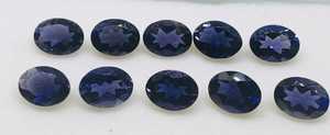 Piedras Preciosas Sueltas de Iolita Natural, Ovaladas y Facetadas, Color Azul, Certificadas por IGI, para Joyería, Anillos, Colgantes, Venta al Por Mayor Directa B2B - Product Image 4