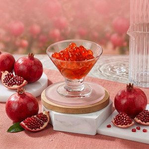 Perles de jus éclatantes de grenade de qualité supérieure, 3,4 kg, saveur sucrée et acidulée, pour garniture de yaourts glacés et desserts - Product Image 3