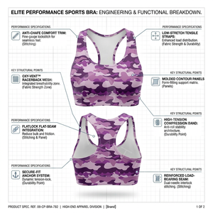 Soutien-gorge de sport tendance en tissu extensible 4 directions pour femme, maintien élevé, sans coutures, dos nageur, respirant, personnalisable pour l'entraînement et la gym - Product Image 3