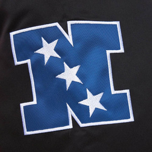 Veste Bomber Varsity Unisexe Formelle en Tissu Satin 100% avec Logo Brodé en Chenille Personnalisé et Lettres sur le Devant - Product Image 3