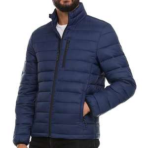 Men's Waterproof Puffer Windproof Jacket <b>Quilted</b> Designer <b>Winter</b> Bubble Padded Polyester Outdoor Custom Puffer Jacket Men - Product Image 6