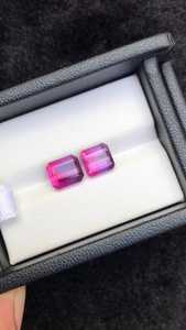 Pierre précieuse naturelle de tourmaline rose, taille octogonale, qualité excellente, rare, certifiée par un tiers - Product Image 2