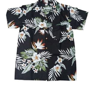 Lightweight Summer Casual Cotton <b>Shirt</b> Men Daily Outdoor Wear Floral Pattern Quick Dry <b>Half</b> Sleeve for Regular Use at Best Price - Product Image 1