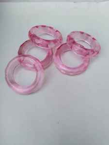 Handmade Eco-Friendly <b>Resin</b> Napkin <b>Rings</b> with Classic Design for Fine Dining Restaurant Table Styling Luxury Events Party Use - Product Image 5
