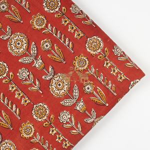 Tissu en coton Bagru imprimé à la main, motif floral, pour vêtements et kurtis - Product Image 2