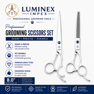 Professional Pet Grooming <b>Scissors</b> For Animal Hair Cutting Pet Grooming <b>Scissors</b> For Smooth And Easy Cutting Professional - Product Image 4