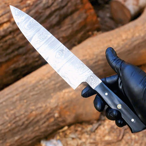 Cuchillo de chef de acero de Damasco, cuchillo de cocina profesional, herramienta de cocina duradera, mango ergonómico para cortar verduras, carne, pescado, para el hogar - Product Image 1