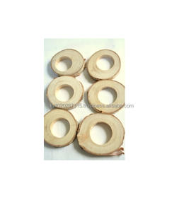 Buy handmade <b>wooden</b> napkin ring set for <b>rustic</b> farmhouse <b>dining</b> <b>table</b> setting home decor accessories online - Product Image 3