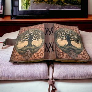 Vintage Tree of Life Leather <b>Journal</b> Notebook Executive Leather <b>Journal</b> Handmade Leather <b>Journal</b> Leather <b>Writing</b> Notebook - Product Image 4