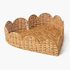 Plateau de service en rotin tressé fait main pour lit, table, usage hôtelier, petit-déjeuner et rangement d'épices – Vente en gros - Product Image 1