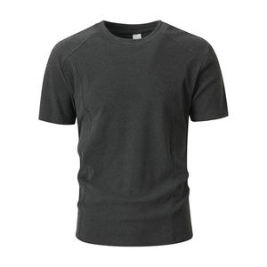 High quality summer Men t.shirt Quickdrying and breathable Sport short Sleeve Space Dye and Athletic Gym Running summer <b>tshirt</b> - Product Image 6