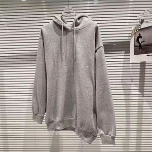 เสื้อฮู้ดดี้ผ้าฟลีซแบบโอเวอร์ไซส์ สไตล์ Y2K ประดับคริสตัลวิบวับหรูหรา  โลโก้สั่งทำพิเศษ  สำหรับฤดูใบไม้ร่วง  ผ้าคอตตอน 100%  สำหรับทั้งชายและหญิง - Product Image 4