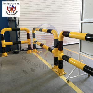 Barrera de protección de almacén de marco de estantería de paleta de acero de metal amarillo de impacto duradero barandillas hechas en Vietnam - Product Image 3