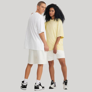 T-shirt en coton blanc pour homme de haute qualité, manches courtes, col rond, coupe classique, jersey tricoté, couleur unie, vente en ligne - Product Image 5