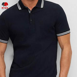 Chemises polo personnalisées à impression numérique pour hommes avec logo personnalisé, manches courtes, tissu tricoté, conception ODM OEM - Product Image 3