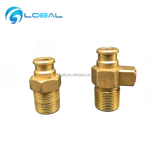 Válvula de Cilindro de Gás LPG de Alta Qualidade em Latão Tamanhos 20mm 21mm 22mm - Product Image 1