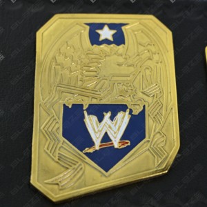 Adult Size WWE United States Championship Title Belt 2mm Brass Metal Plates Genuine Leather Custom Nameplate Wrestling Champion - Product Image 5