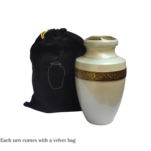 Luxury Handcrafted Metal Human Ashes Urn for Adults, Elegant Cremation Memorial Funeral Urn for Women and Men At Affordable Rate - Product Image 3
