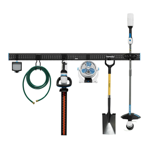 35 Inch Wall Mounted <b>Hook</b> <b>Rail</b> Heavy Duty Garage Wall Mount Storage System Steel <b>Rail</b> for Tools Workshop Slatwall Rack GAPGAR002 - Product Image 6