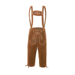 Nouvelle Collection 2026 : Tenue Traditionnelle Bavaroise pour Homme – Lederhosen de Qualité Supérieure pour l'Oktoberfest, Motif Uni, Taille 6XL – Prix Exceptionnel - Product Image 1