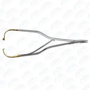 Abrazadera Instrumento quirúrgico de precisión para uso profesional Portaagujas de acero inoxidable Pinzas Arruga Instrumento quirúrgico manual - Product Image 3