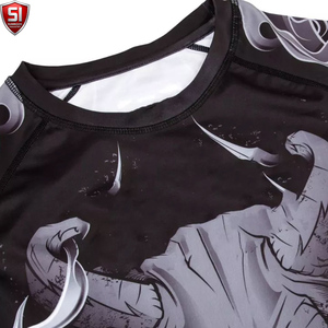 Maillot de compression unisexe à manches longues, imprimé, séchage rapide, en Spandex/Polyester, léger, pour le sport - Product Image 6