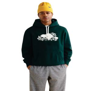 Sweat-shirts à capuche unisexes de qualité supérieure, imprimés sur mesure, écologiques, hip-hop, verts, hiver, 100% coton, coupe classique - Product Image 1