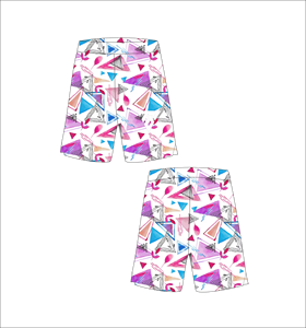 Custom Men Sublimation Mesh Basketball Shorts Quick Dry Training Gym Fitness Sports Shorts Cream Peach Dark <b>Slate</b> Swirl Graphic - Product Image 4