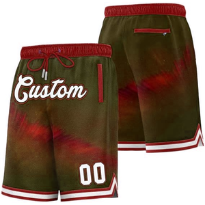 Shorts de basketball personnalisés en polyester de qualité supérieure, grandes tailles pour enfants, vêtements de basketball - Shorts de basketball vierges - Product Image 3