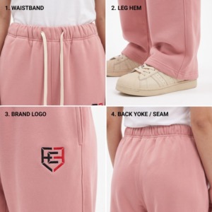 Heavyweight Fleece Sweatpants Casual <b>Pants</b> Solid Color Loose Fit Mid Waist Winter Trousers - Product Image 6
