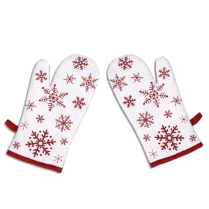 Collection Premium 100% OEM, gants de four imprimés pour Noël, gants de four en coton de haute qualité pour Noël - Product Image 6