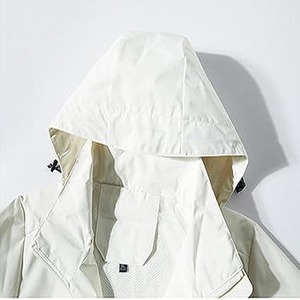 Veste coupe-vent imperméable à capuche personnalisée 2026 pour pêcheurs, vêtement de sport tendance avec lettres brodées, vente en gros pour l'hiver - Product Image 6